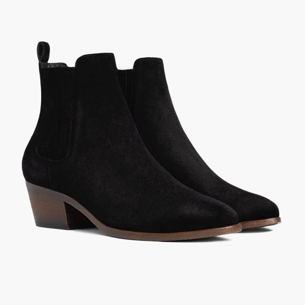 Dreamer Bootie | Black Suede