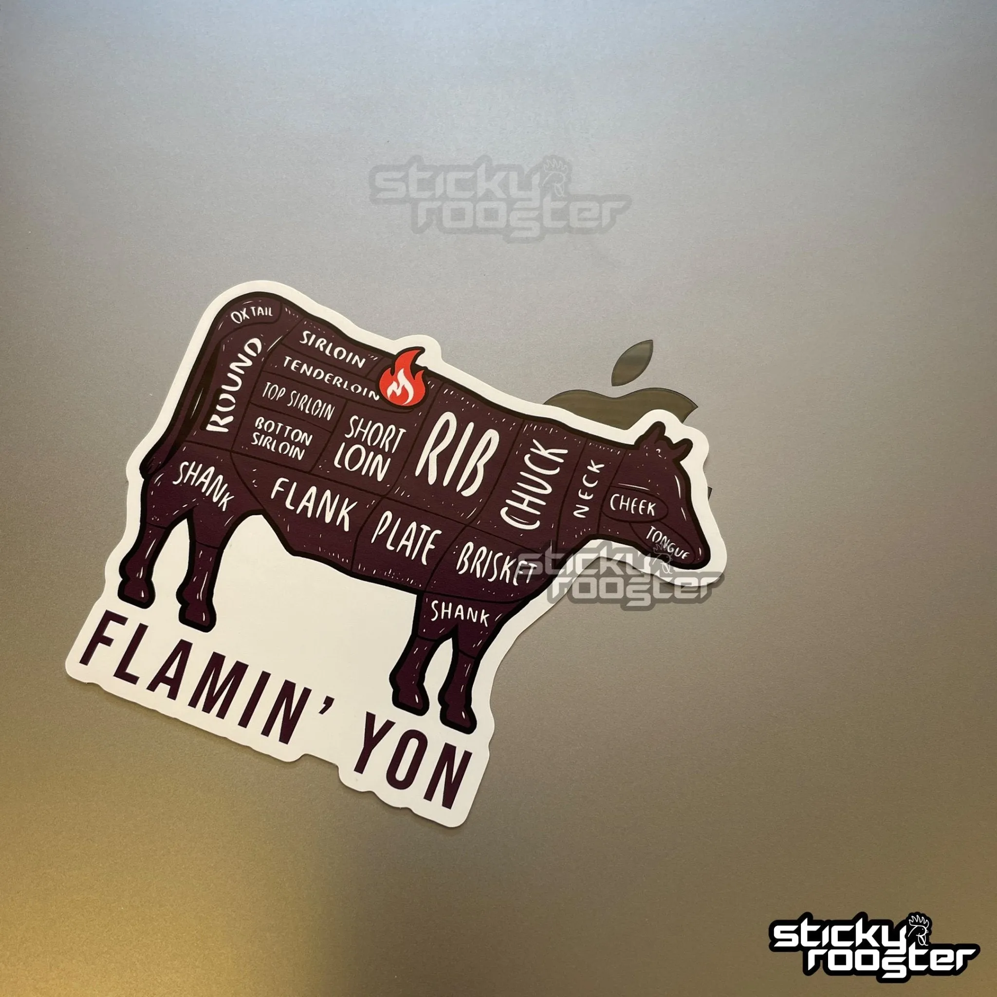 Flamin' Yon Sticker