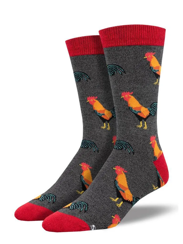 Flock of Roosters | Men's Bamboo Crew