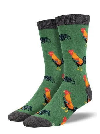 Flock of Roosters | Men's Bamboo Crew