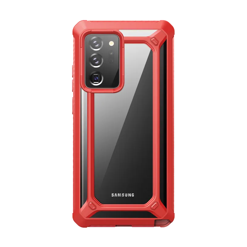 Galaxy Note20 Ultra Unicorn Beetle EXO Clear Case-Red