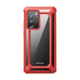 Galaxy Note20 Ultra Unicorn Beetle EXO Clear Case-Red