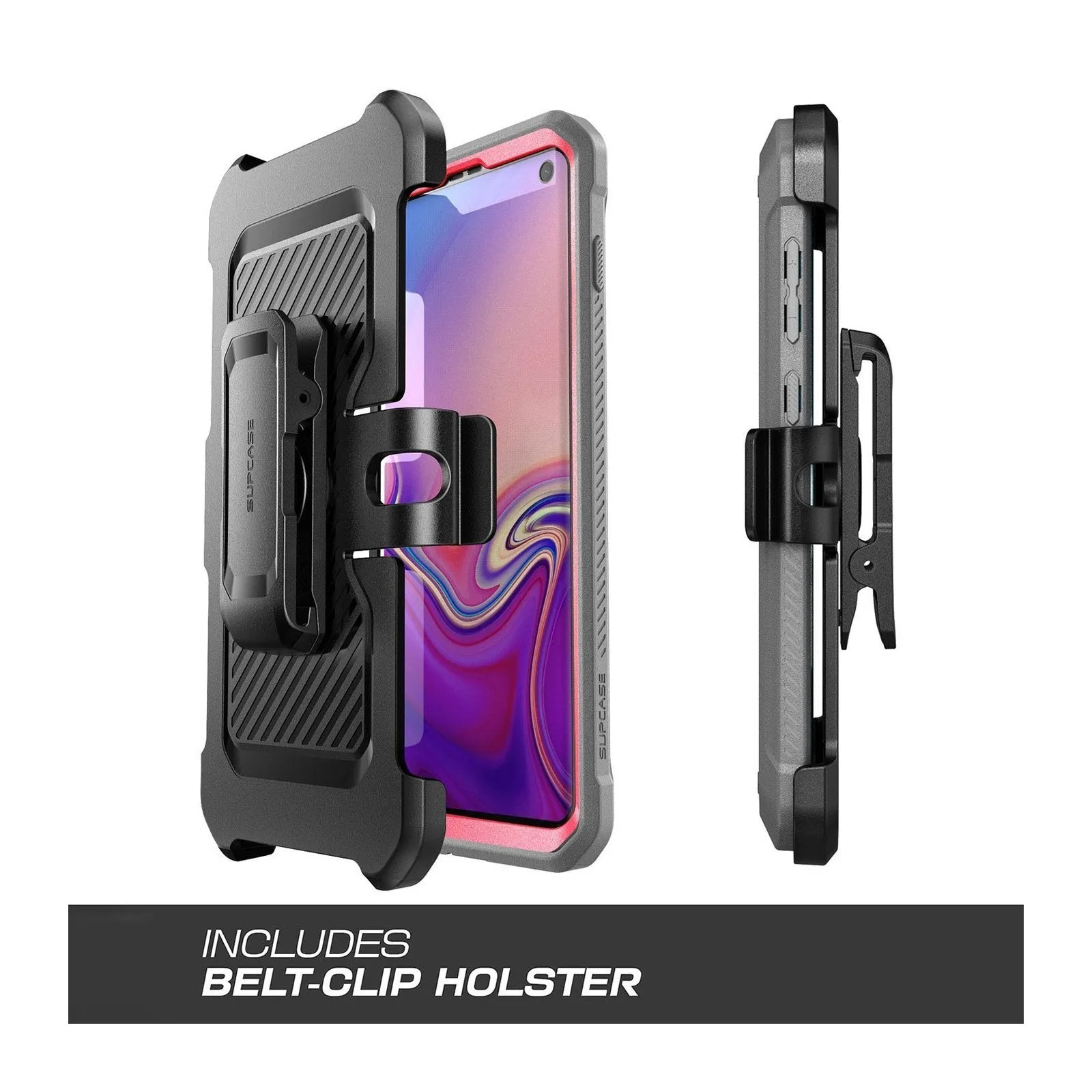 Galaxy S10 Unicorn Beetle Pro Rugged Holster Case Without Screen Protector-Pink