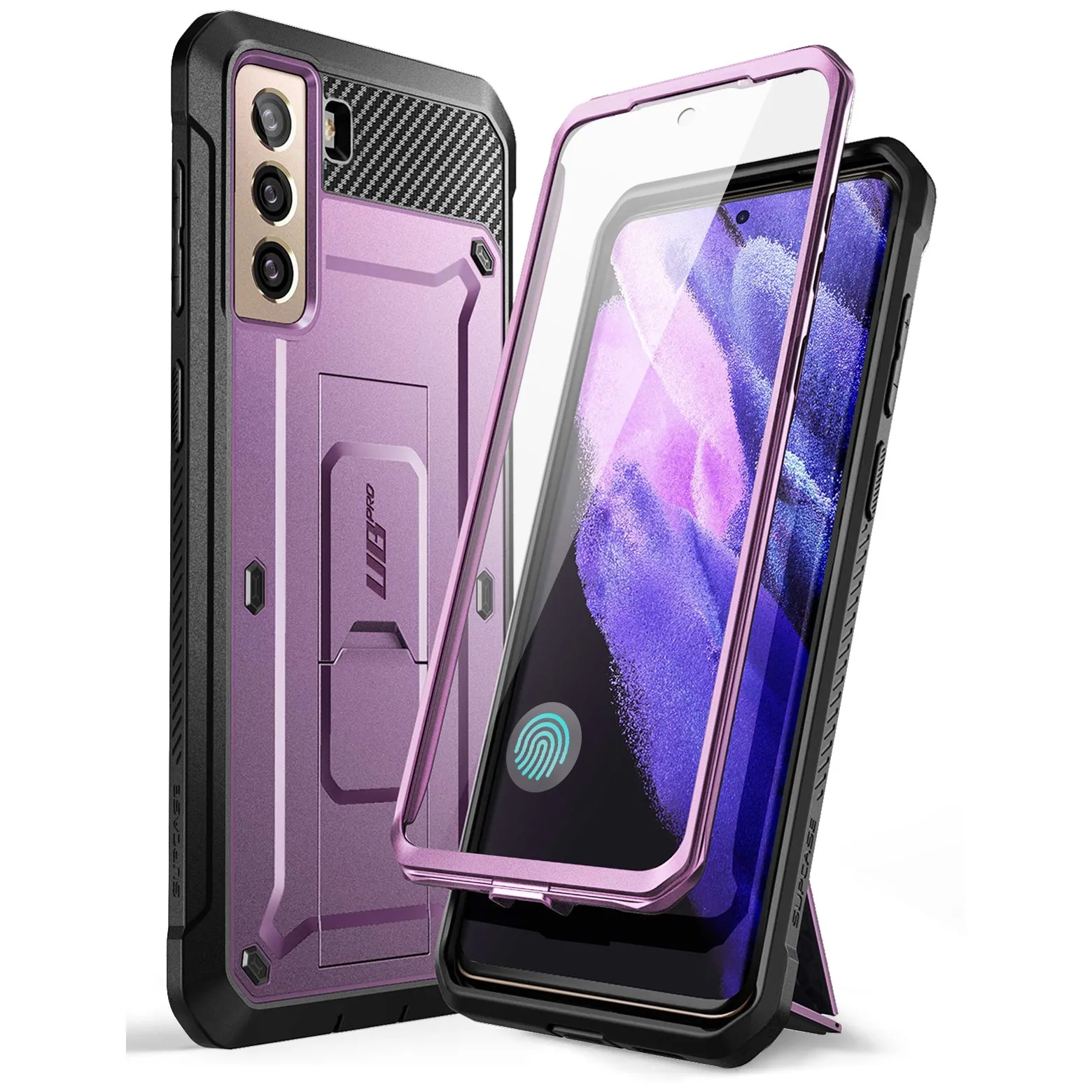 Galaxy S21 FE Unicorn Beetle PRO Rugged Case-Metallic Purple