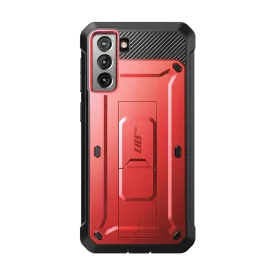 Galaxy S21 Unicorn Beetle Pro Rugged Case-Metallic Red