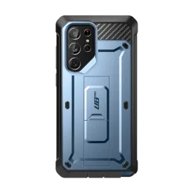 Galaxy S22 Ultra Unicorn Beetle PRO Rugged Case-Metallic Blue