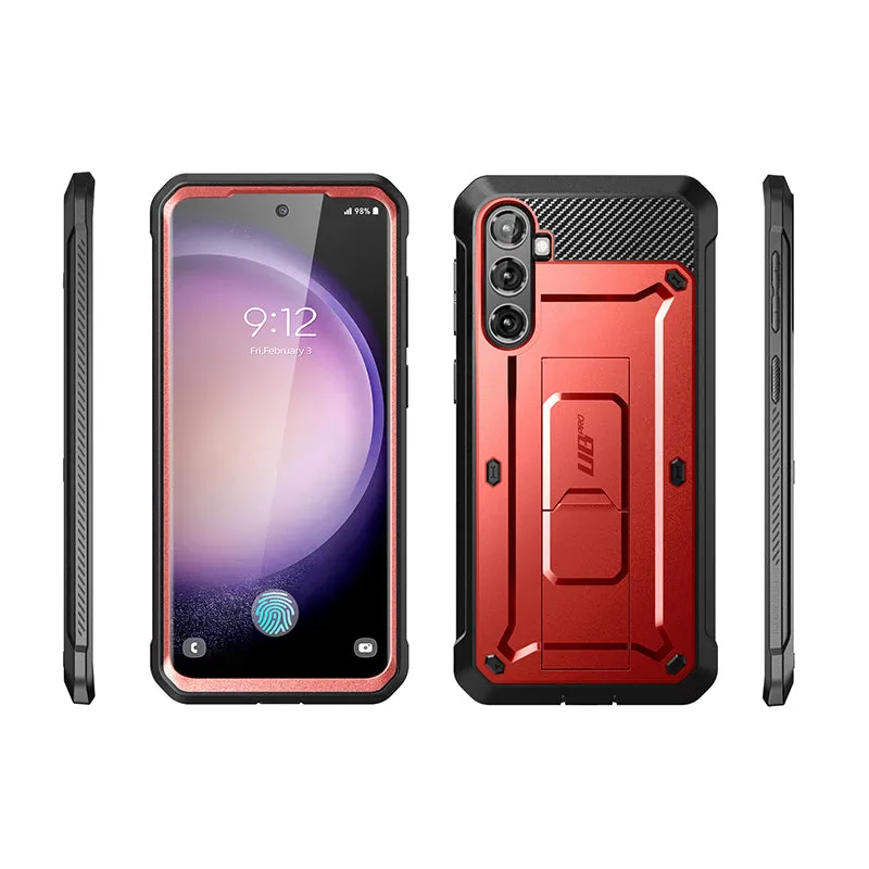 Galaxy S23 FE Unicorn Beetle PRO Rugged Phone Case-Metallic Red