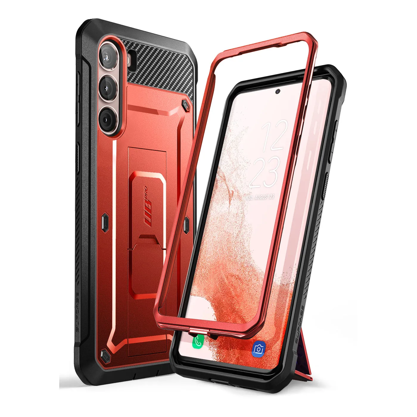 Galaxy S23 Plus Unicorn Beetle PRO Rugged Case-Metallic Red