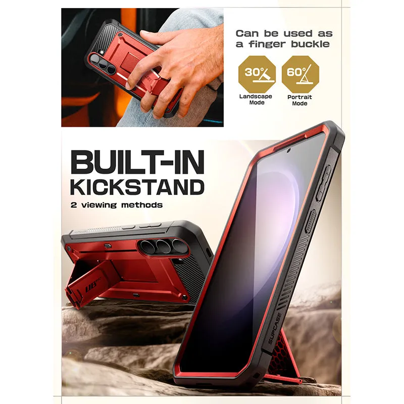 Galaxy S24 Unicorn Beetle PRO Rugged Case-Metallic Red