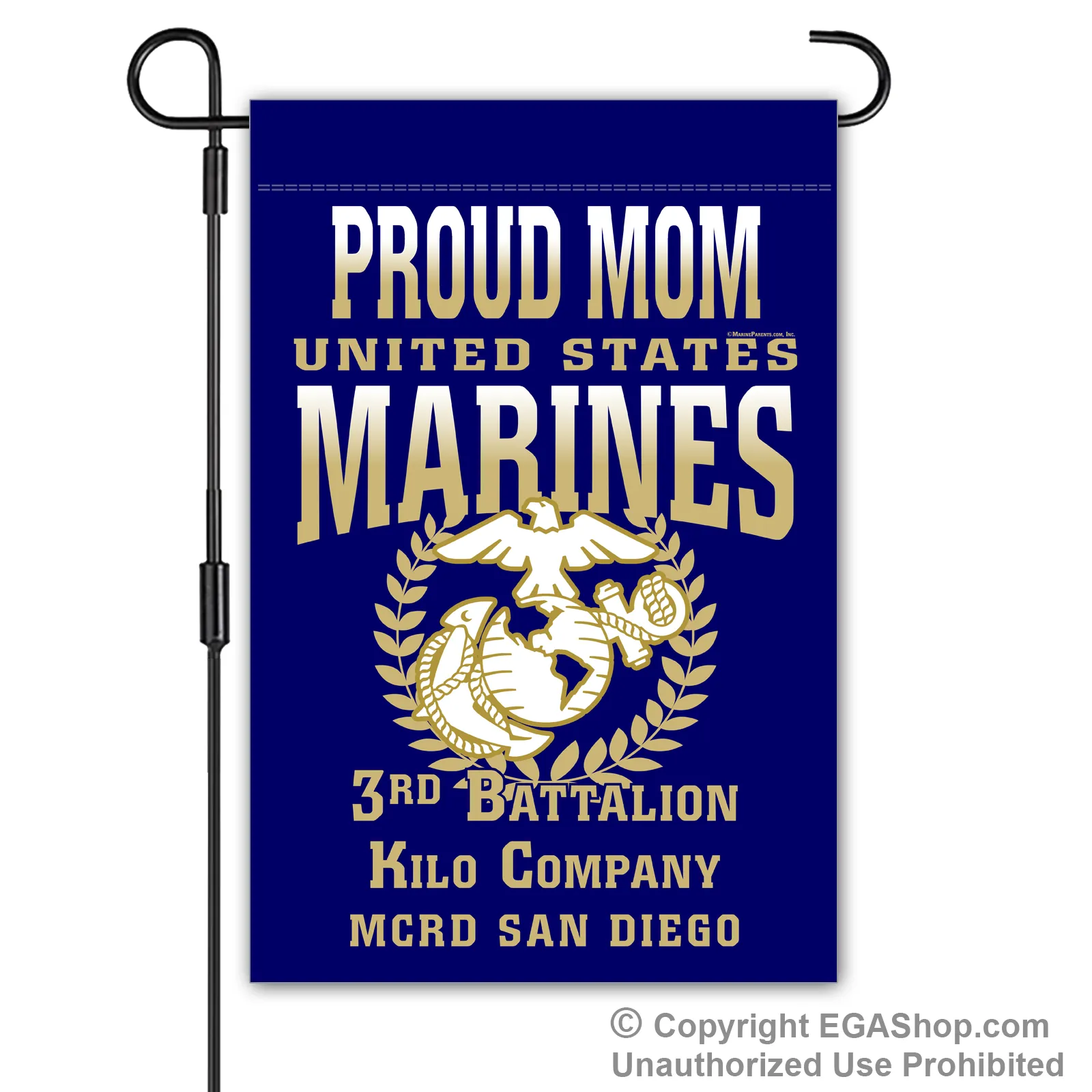 Garden Flag: Kilo Proud Family, Mom, Dad (San Diego)