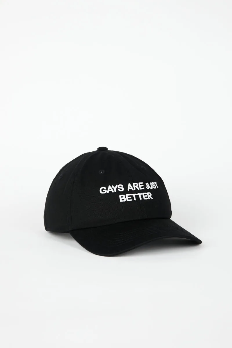 GAYS ARE JUST BETTER DAD CAP