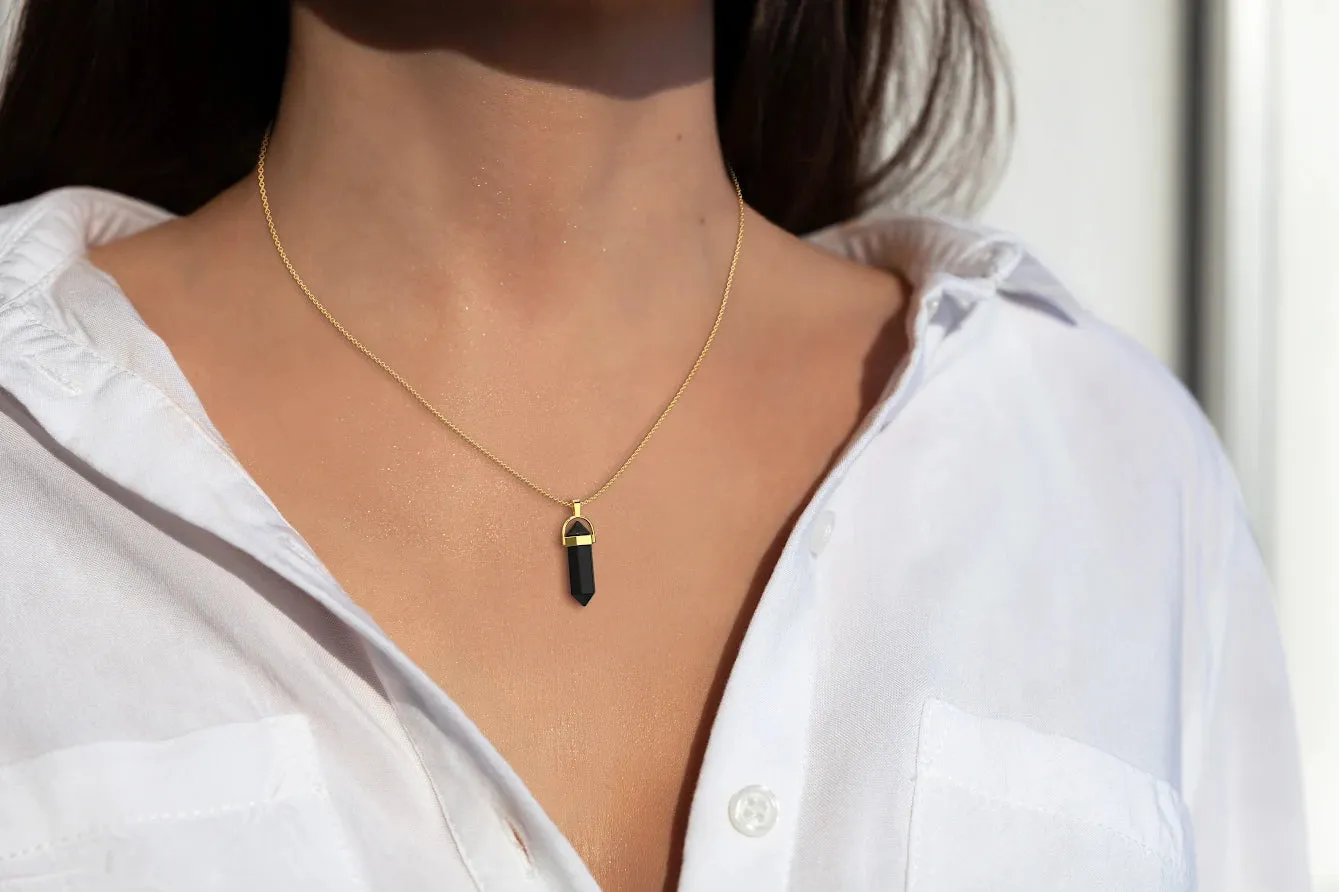 Gemstone Point Necklace