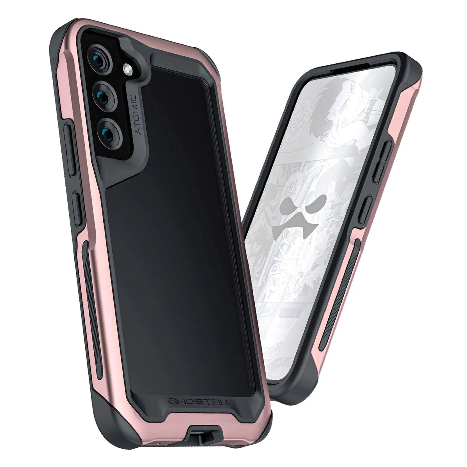 Ghostek Samsung Galaxy S22 5G Case Atomic Slim 4 Aluminum Phantom Pink