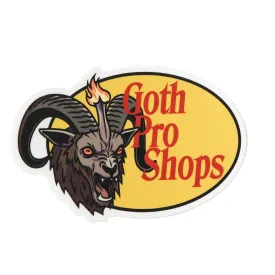 Goth Pro Shops - Die Cut Sticker