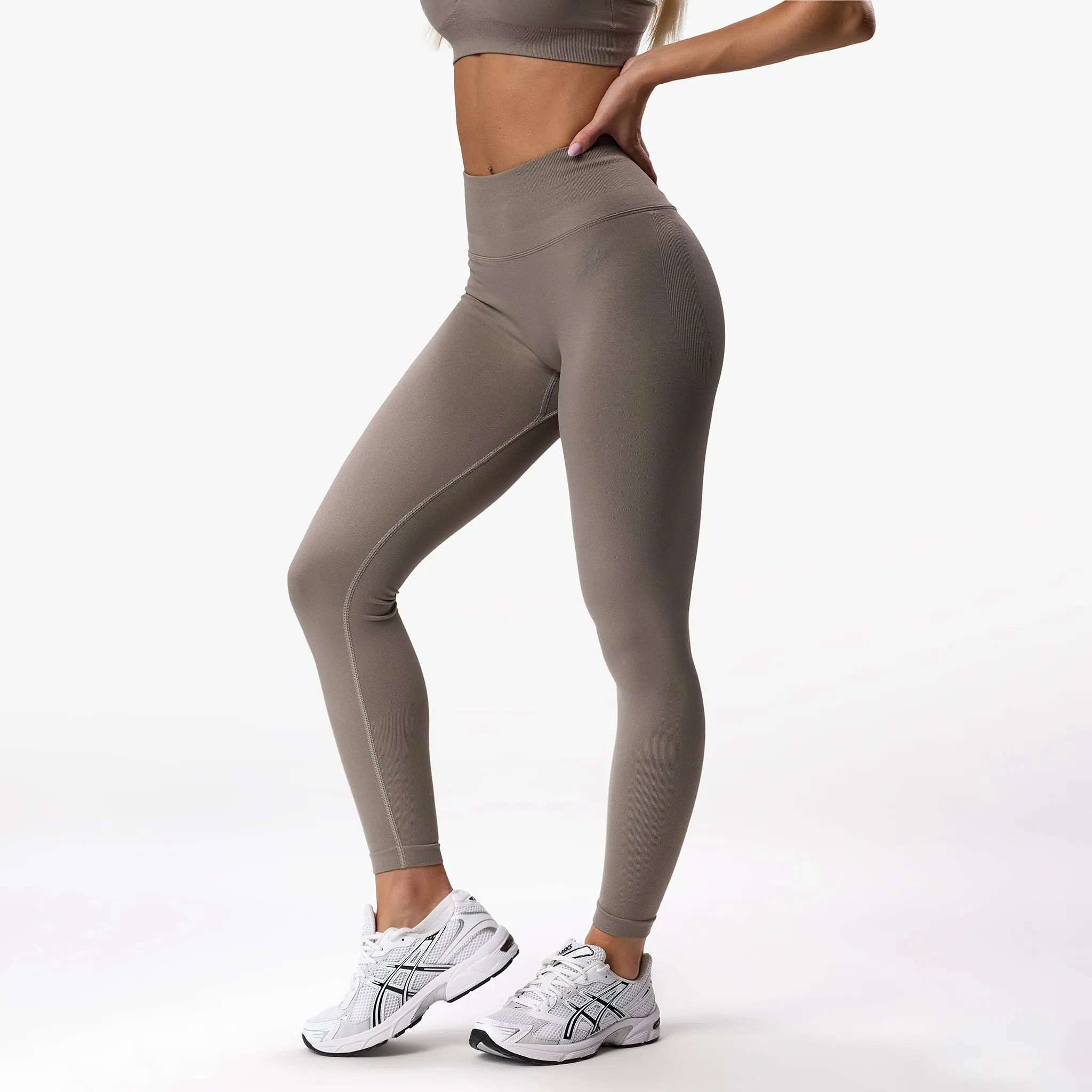 Gym King Sculpt Seamless Legging - Truffle