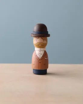 Handmade Peg Doll - Dad