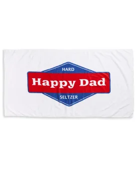 Happy Dad Beach Towel