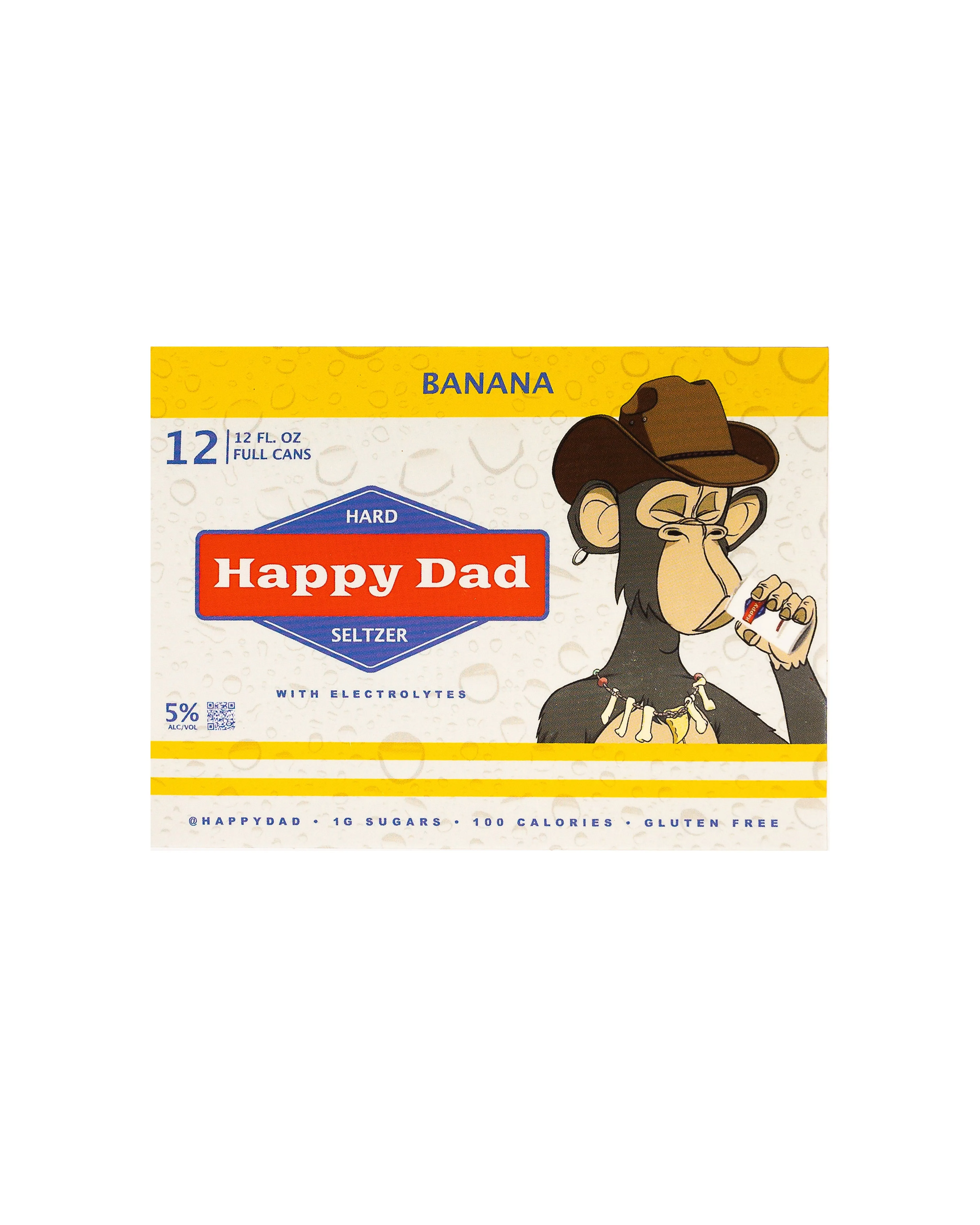 Happy Dad Sticker Pack - Banana