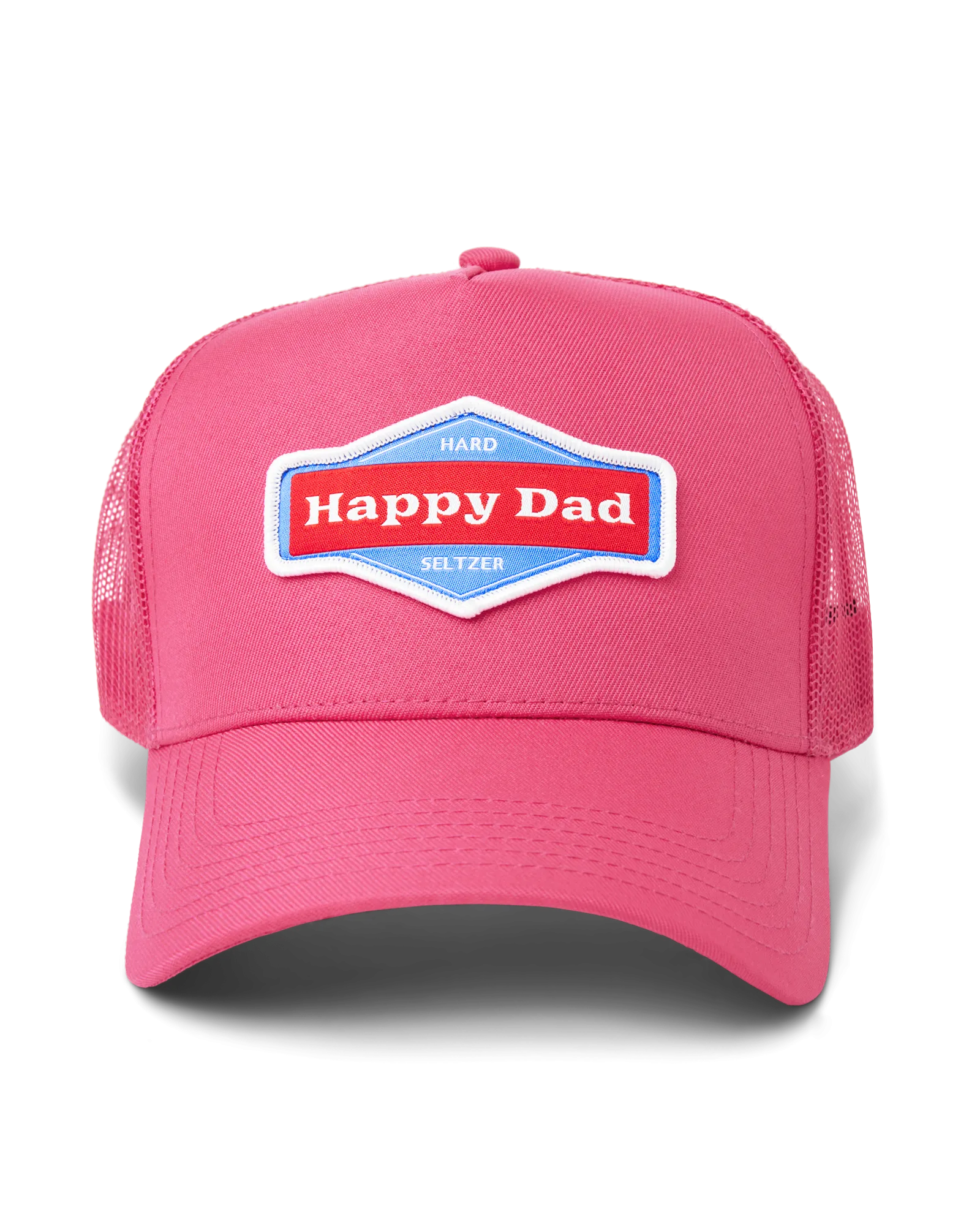 Happy Dad Trucker Hat (Pink)