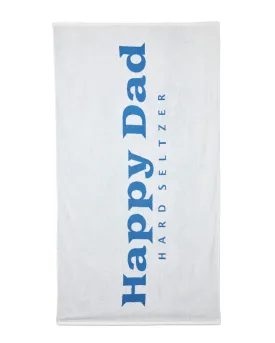 Happy Dad XL Premium Beach Towel