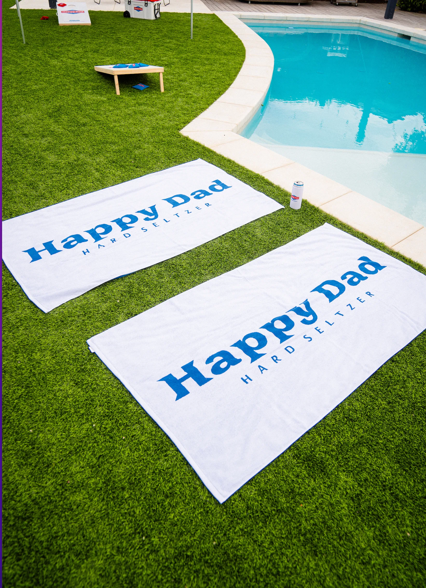 Happy Dad XL Premium Beach Towel