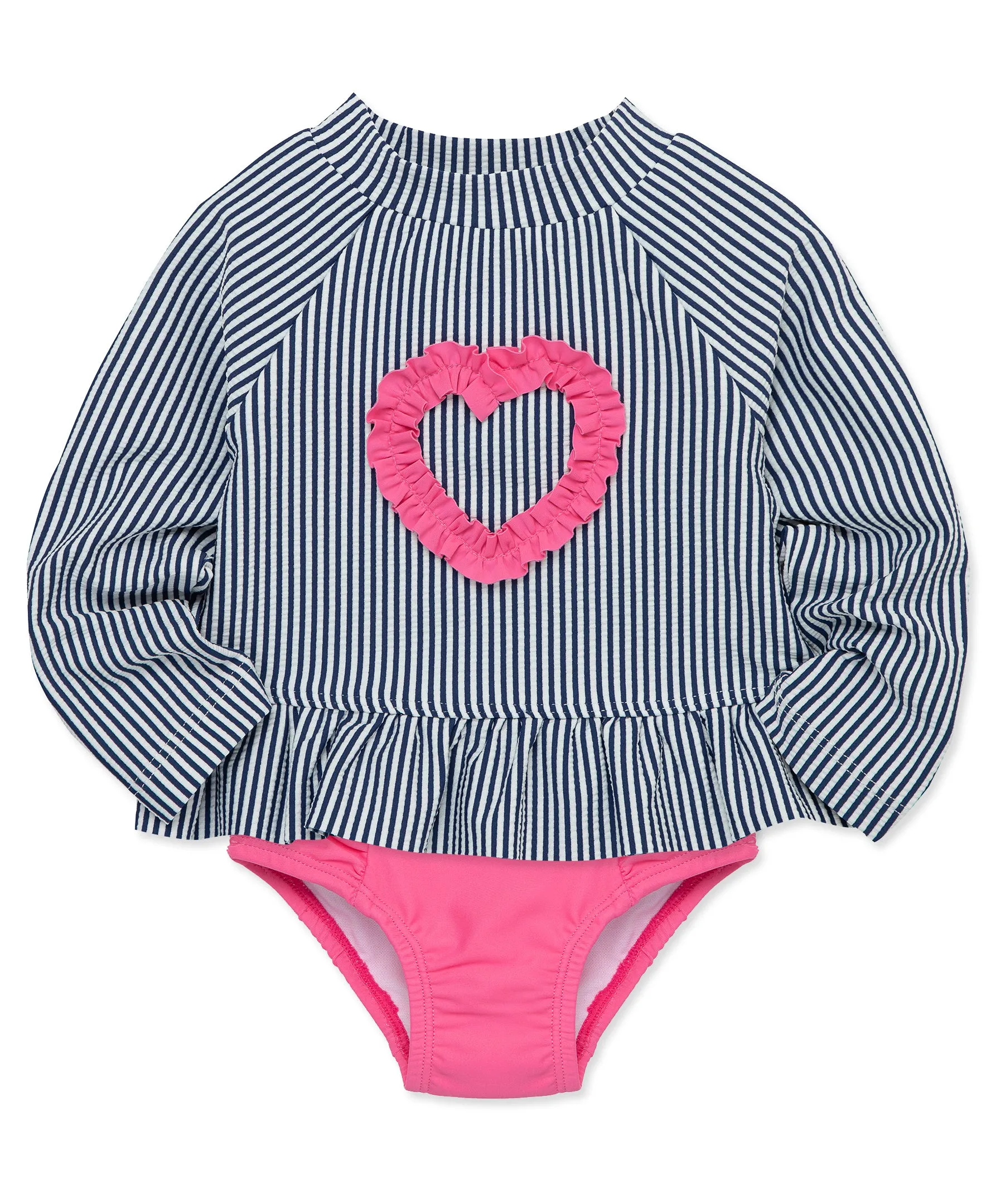 Heart Infant 2-Pc Long Sleeve Rashguard (6M-24M)