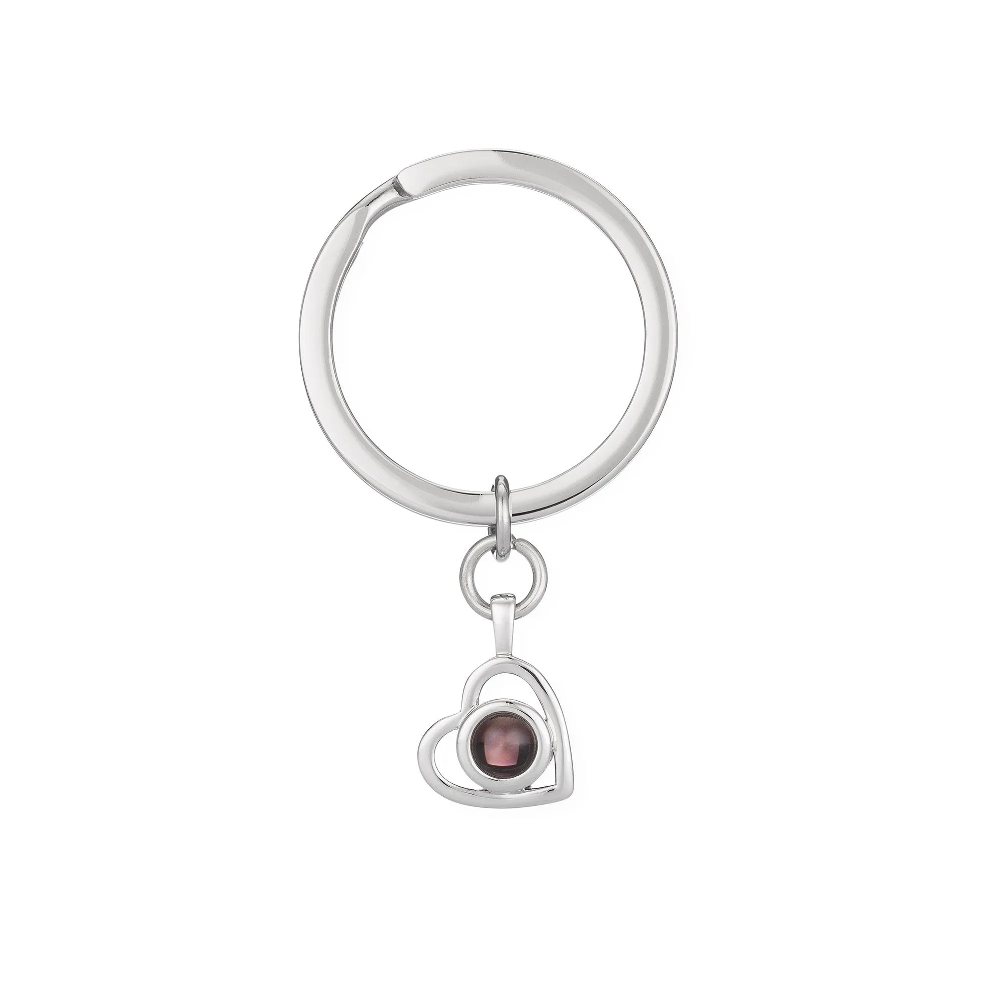 Heart Photo Keychain