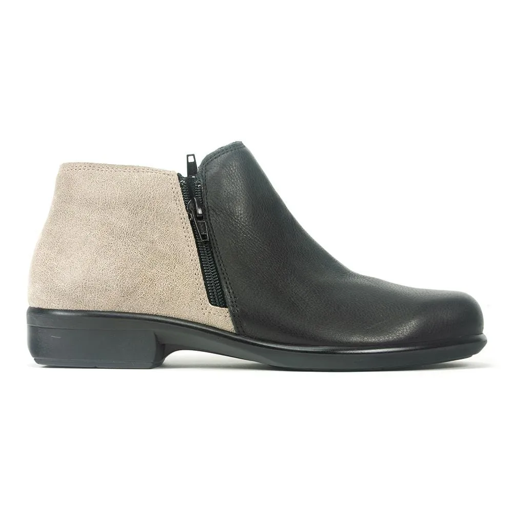 Helm Bootie (26030) - Soft Green Leather/Oily Olive Suede