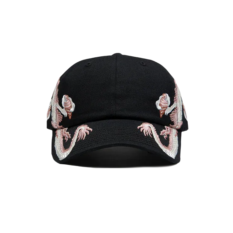 Icecream Drag On Dad Hat (Black)