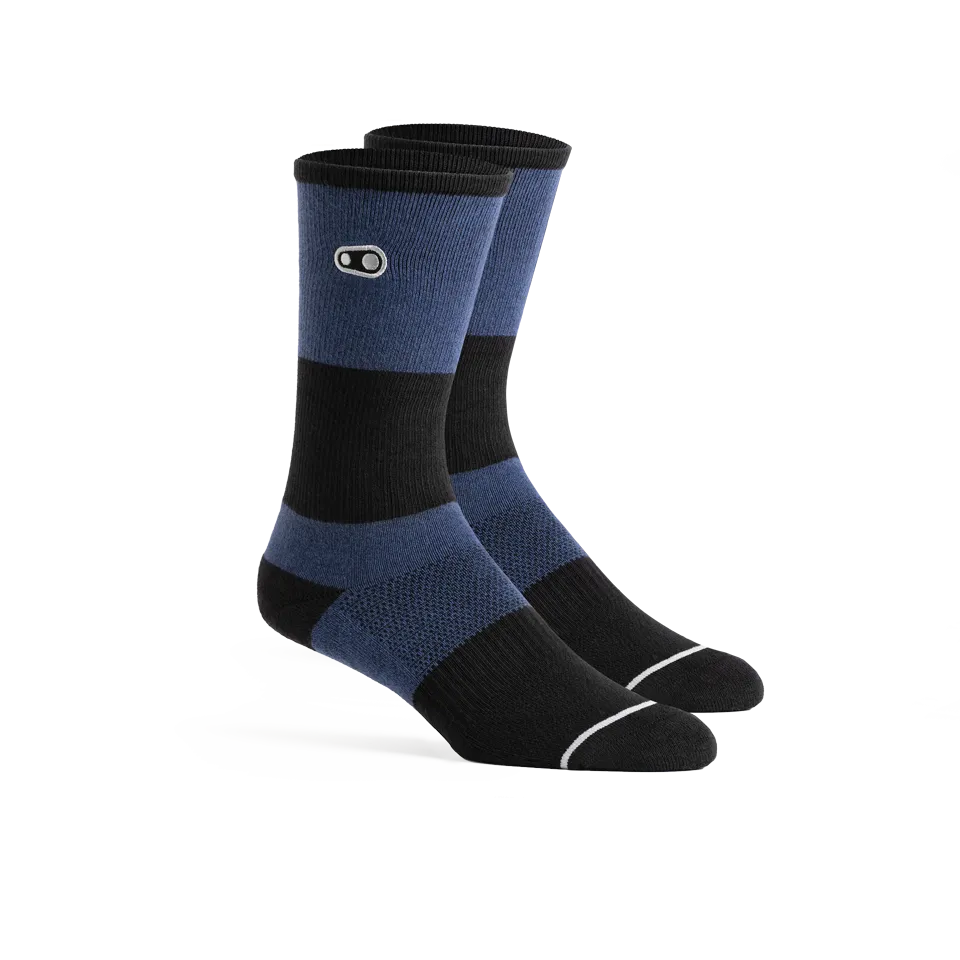 Icon Casual Sock - Navy/Black/Silver