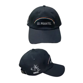 III Points 22 Rainbow Star Black Dad Hat