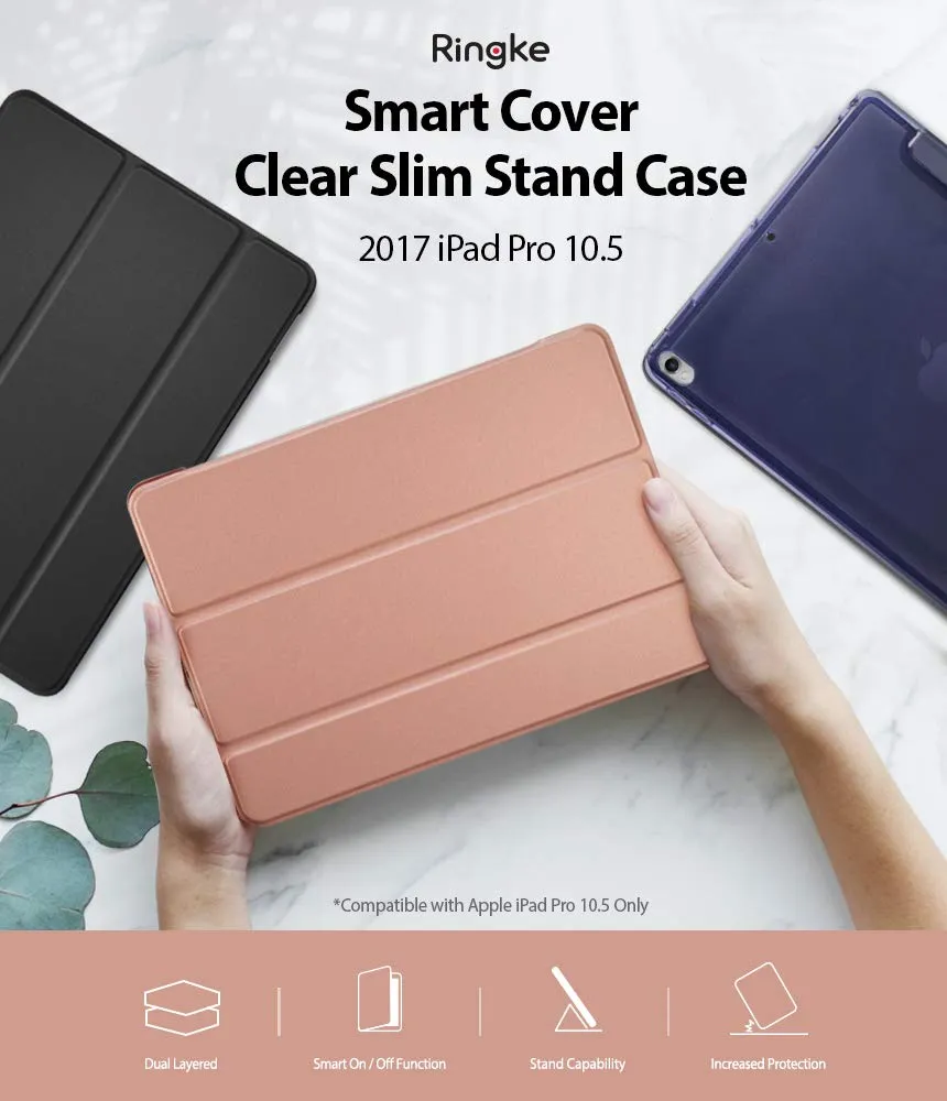 iPad Pro 2017 (10.5") Case | Smart Cover Clear Slim Stand