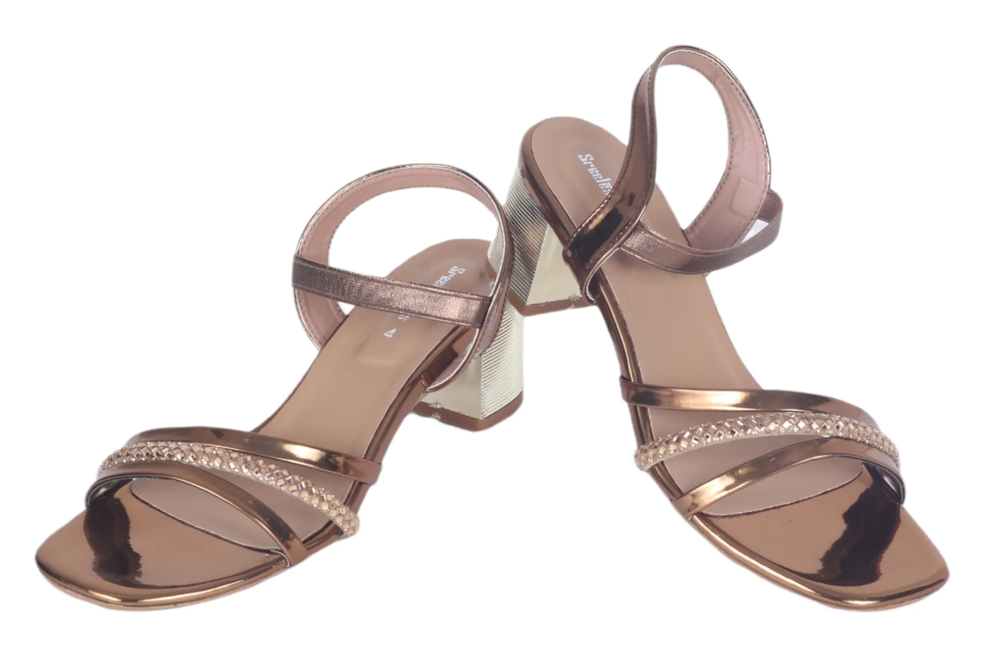 LADIES FANCY HEEL SANDAL 53353