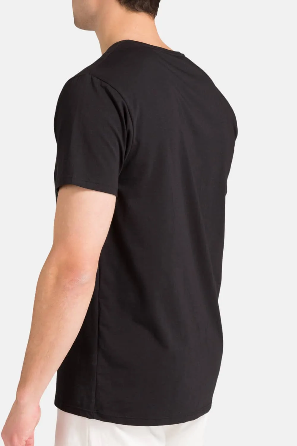 Men's Classic Fit Soft Stretch V-Neck Undershirt