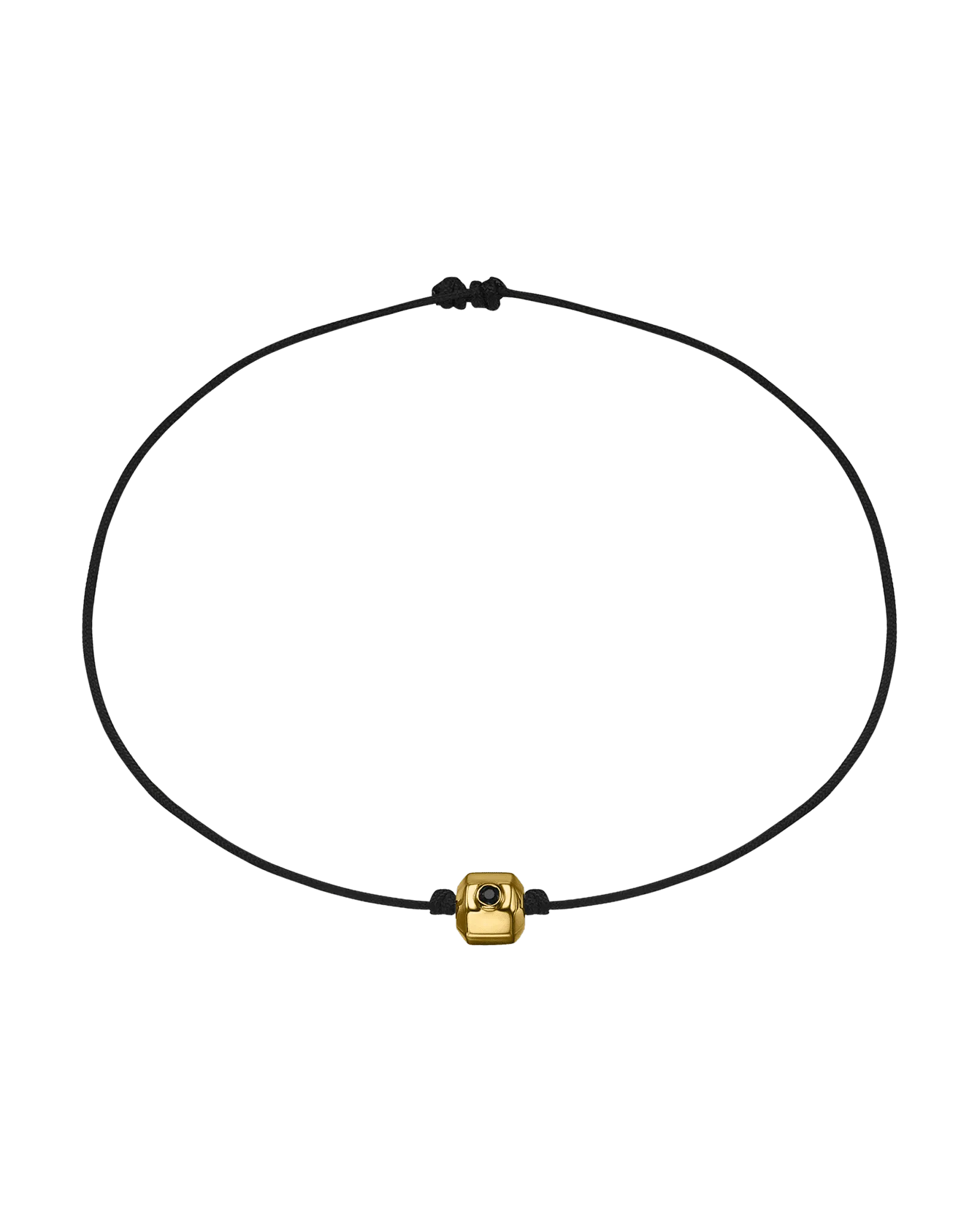 Men's Octo Black Diamond Bracelet - 14K Yellow Gold