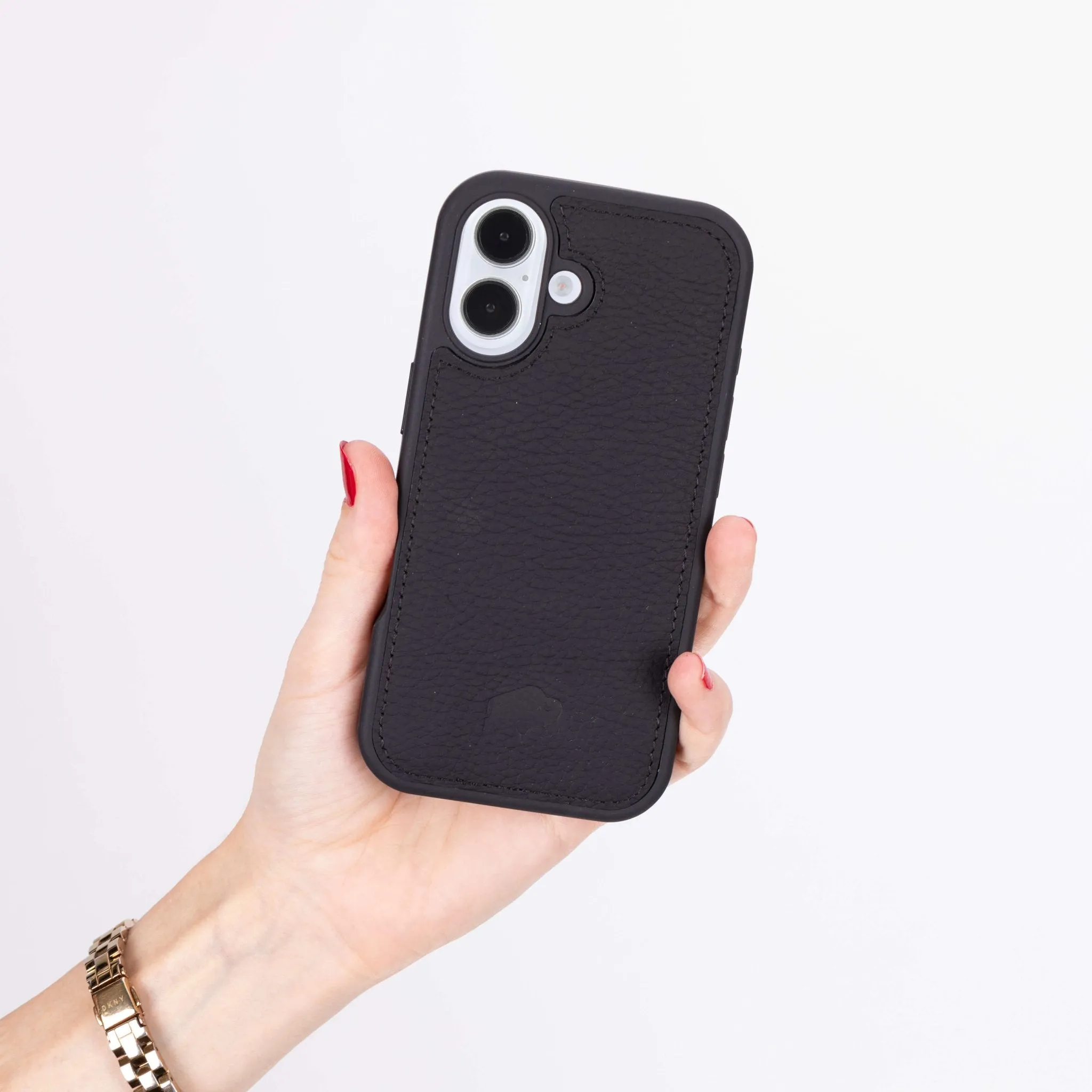 Modern York iPhone 16 Case, Pebble Black