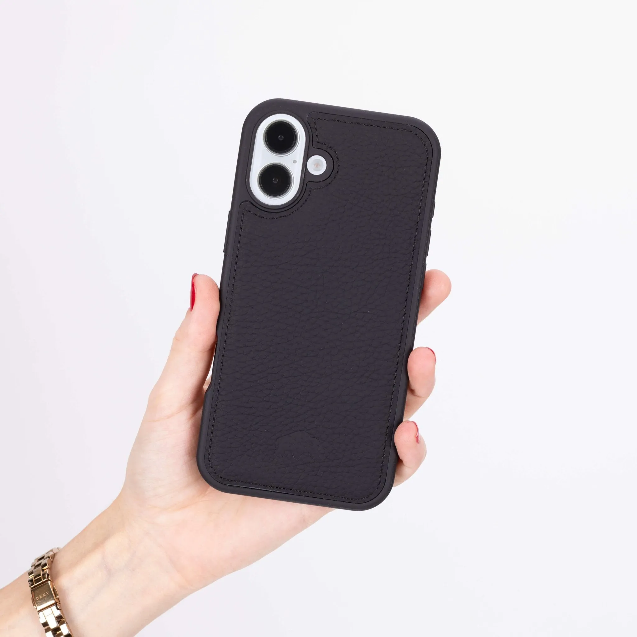 Modern York iPhone 16 Plus Case, Pebble Black