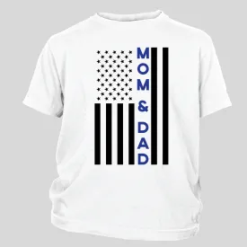 Mom & Dad Thin Blue Line Flag