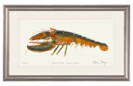 Northern Lobster II Original Watercolor Painting