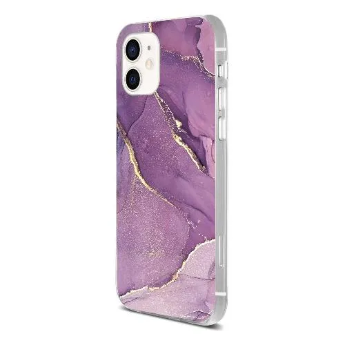 Purple Marble Series Case - iPhone 12 mini