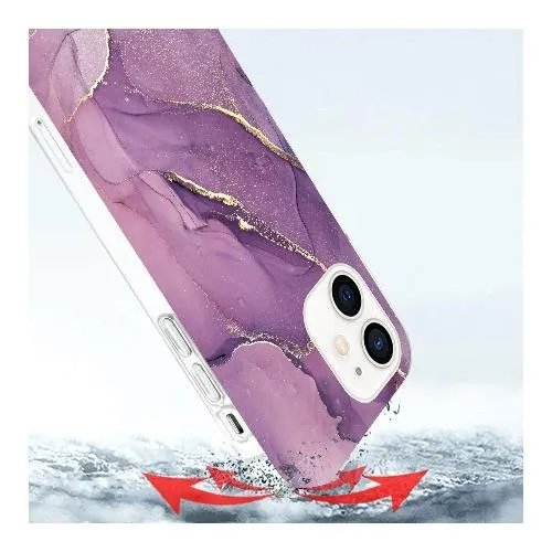 Purple Marble Series Case - iPhone 12 mini