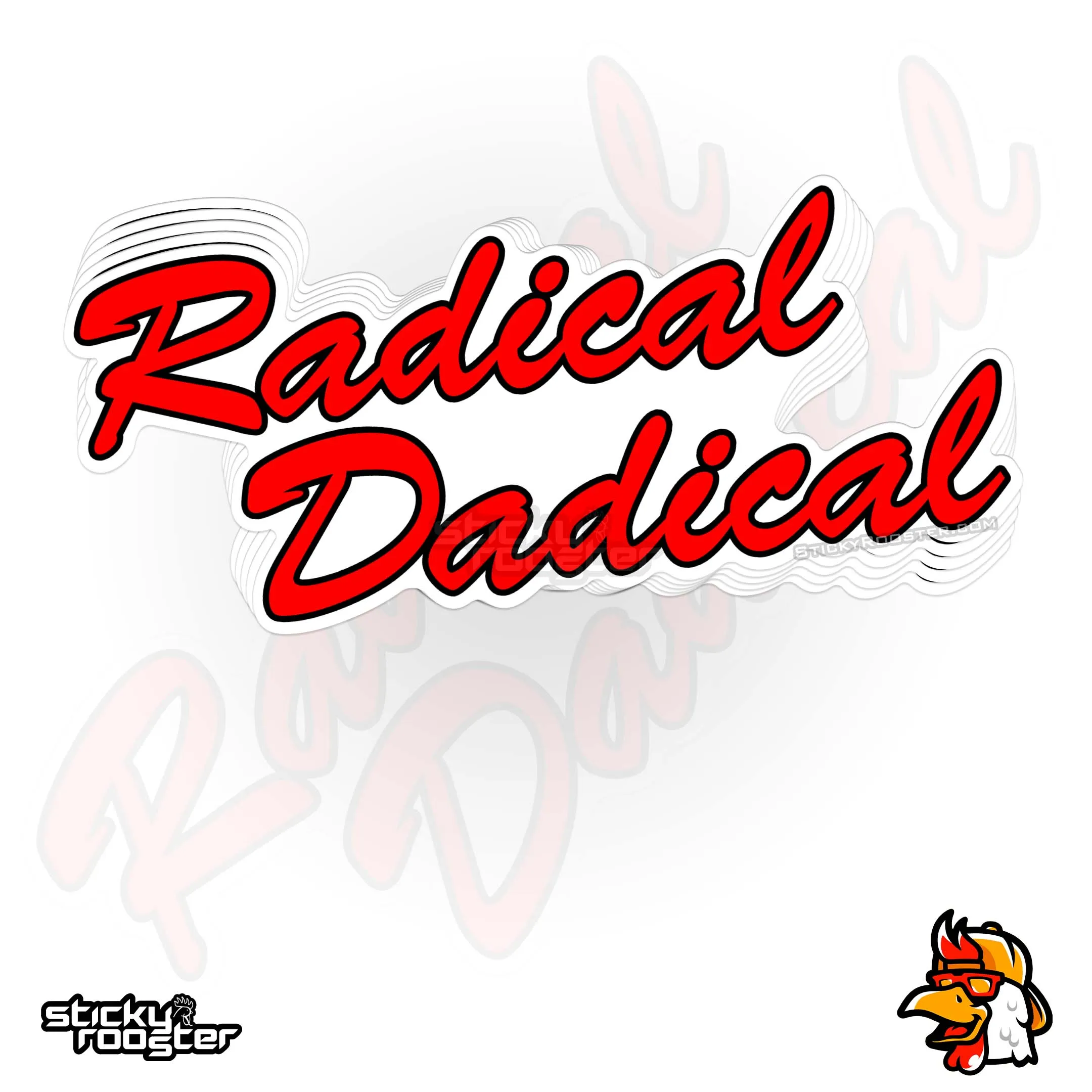 Radical Dadical sticker