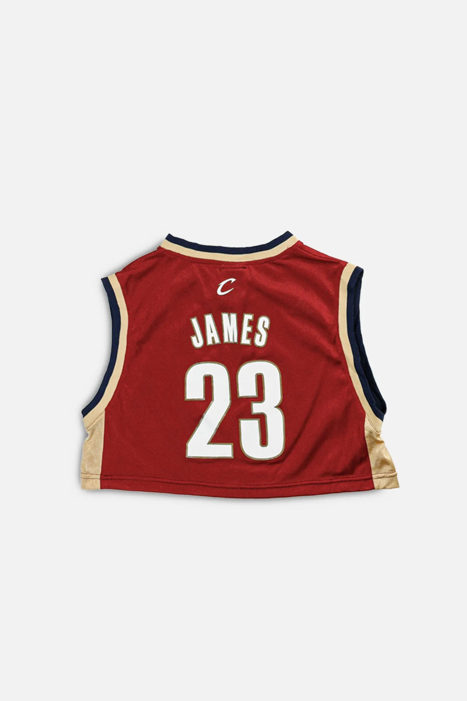 Rework Cleveland Cavaliers NBA Crop Jersey - S