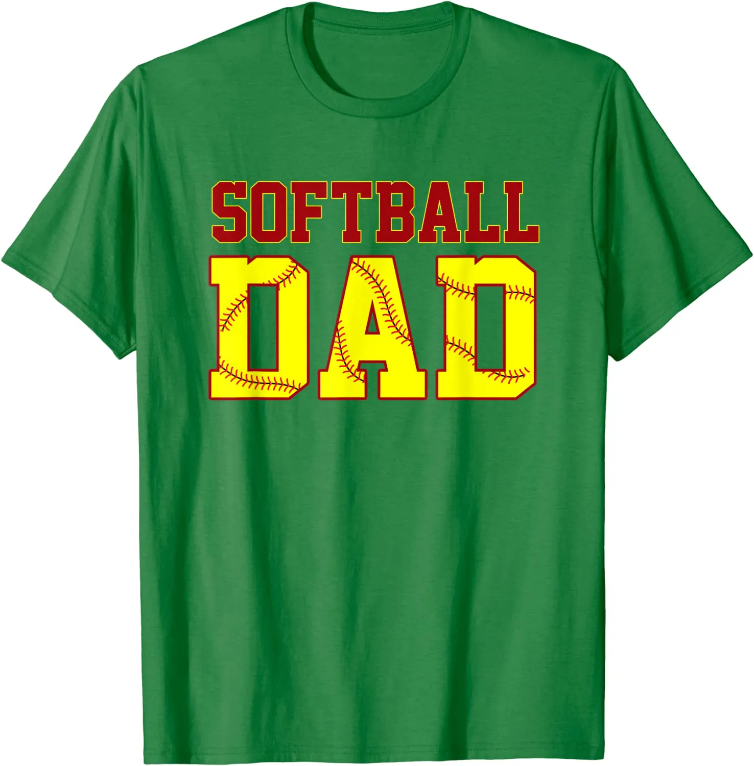 Softball Dad Fathers Day Funny Fastpitch Fastball Ball Sport T-Shirt