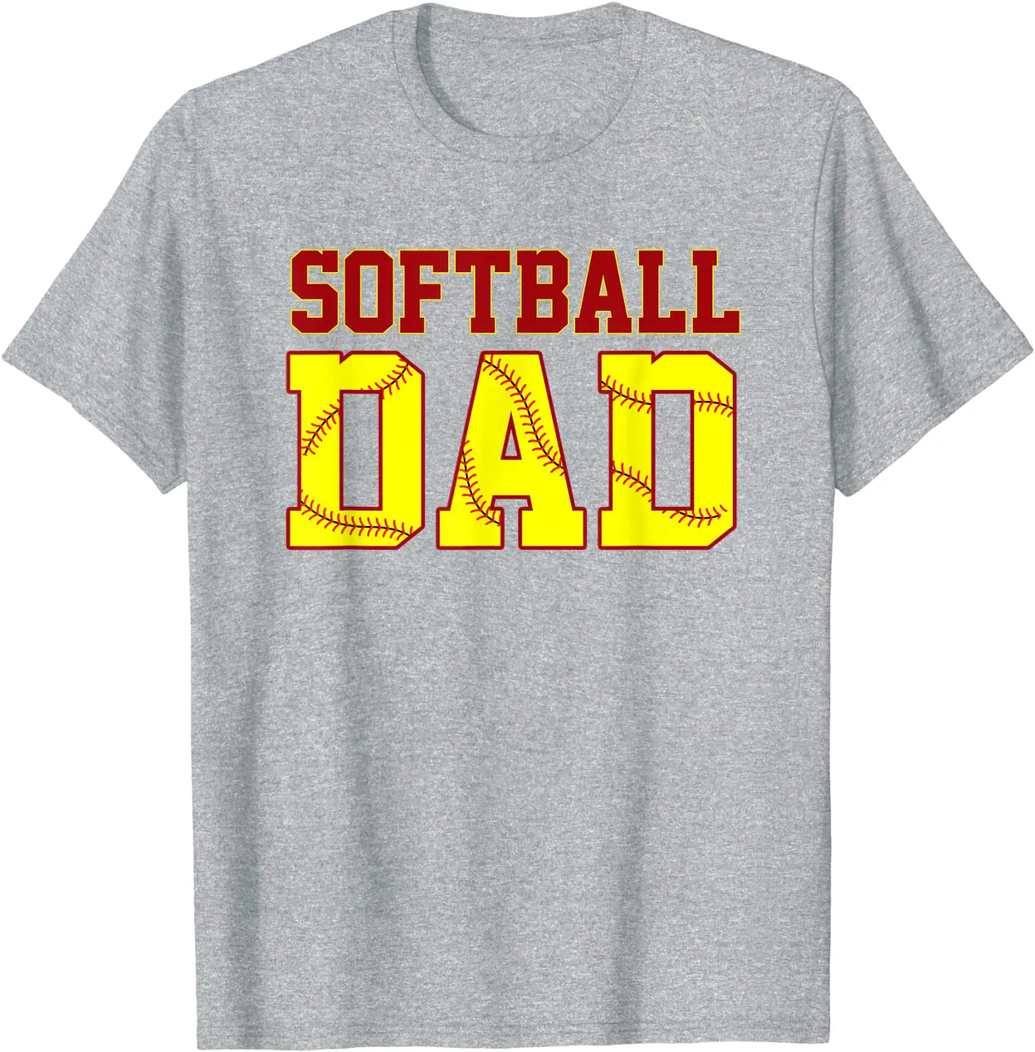 Softball Dad Fathers Day Funny Fastpitch Fastball Ball Sport T-Shirt