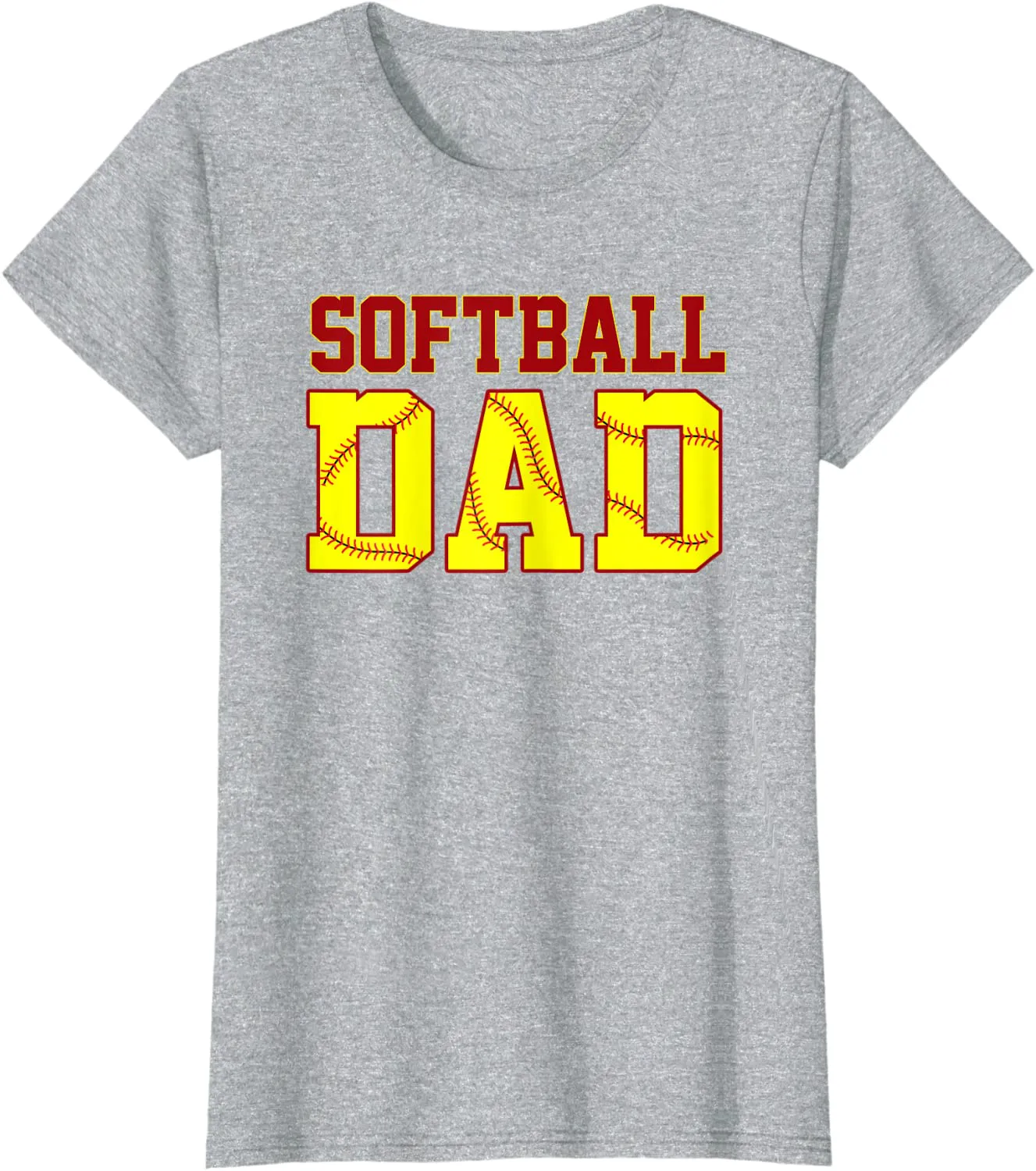 Softball Dad Fathers Day Funny Fastpitch Fastball Ball Sport T-Shirt