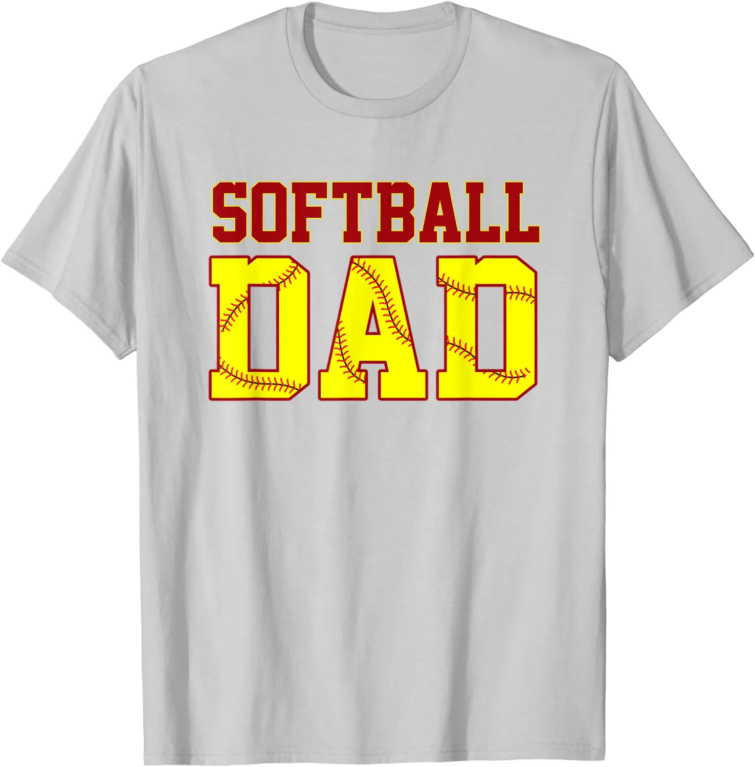 Softball Dad Fathers Day Funny Fastpitch Fastball Ball Sport T-Shirt