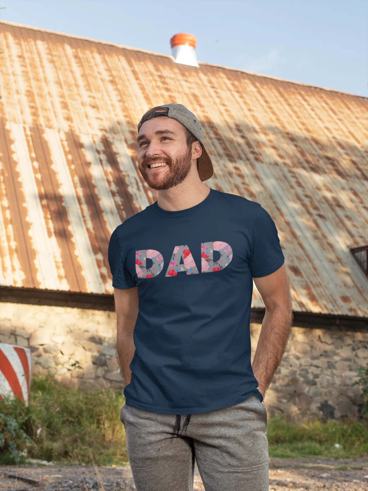 Sophie Navy Dad T-shirt