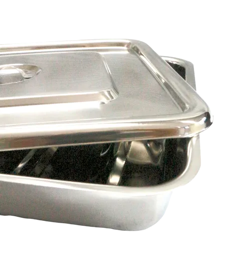 Stainless Tray with Cover