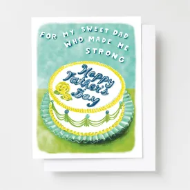 Sweet Dad Risograph Card